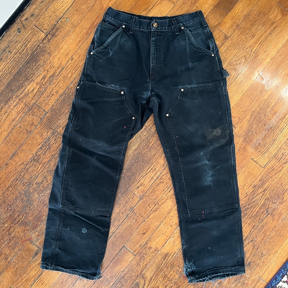 Vintage Carhartt Double Knee Carpenter Pants Distressed